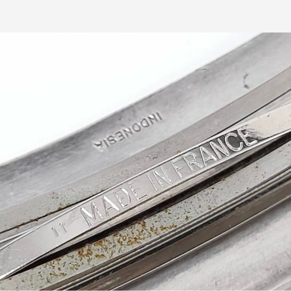 Vintage Sterling Silver French Hair Barrette - Picture 8 of 16